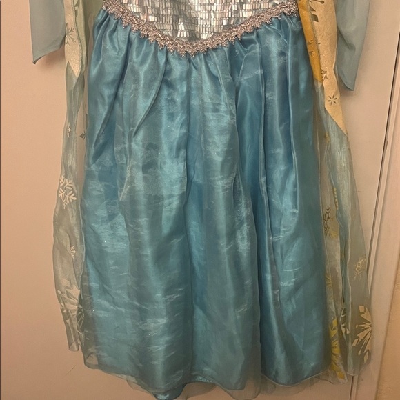 Disney Frozen Blue and Silver Costume Dress Childs size 7/8 - Picture 3 of 14